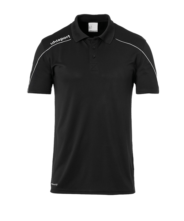 uhlsport Stream 22 Poloshirt Kids Schwarz F01 - schwarz