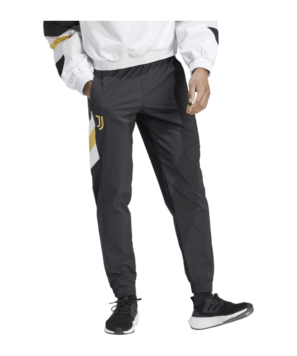 adidas Juventus Turin Icon Trainingshose Schwarz - schwarz