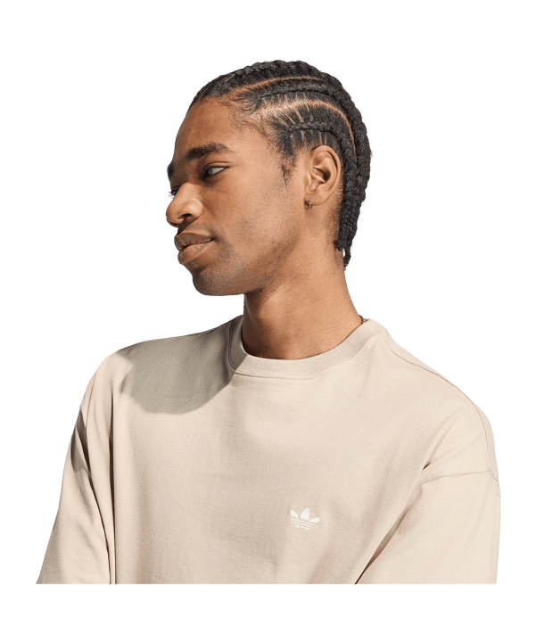 adidas Originals Trefoil Essentials Loose T-shirt Beige - beige