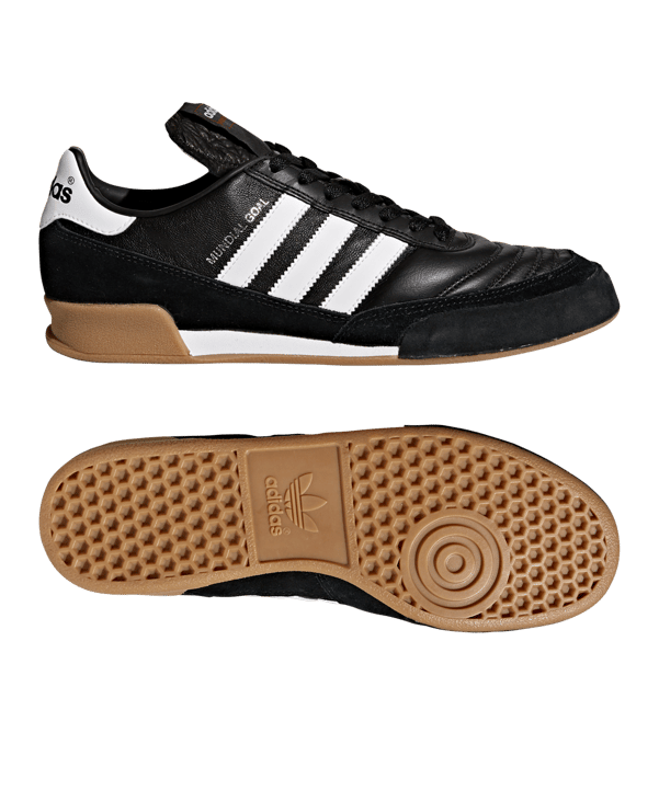 adidas Mundial Goal Halle Schwarz Weiss - schwarz