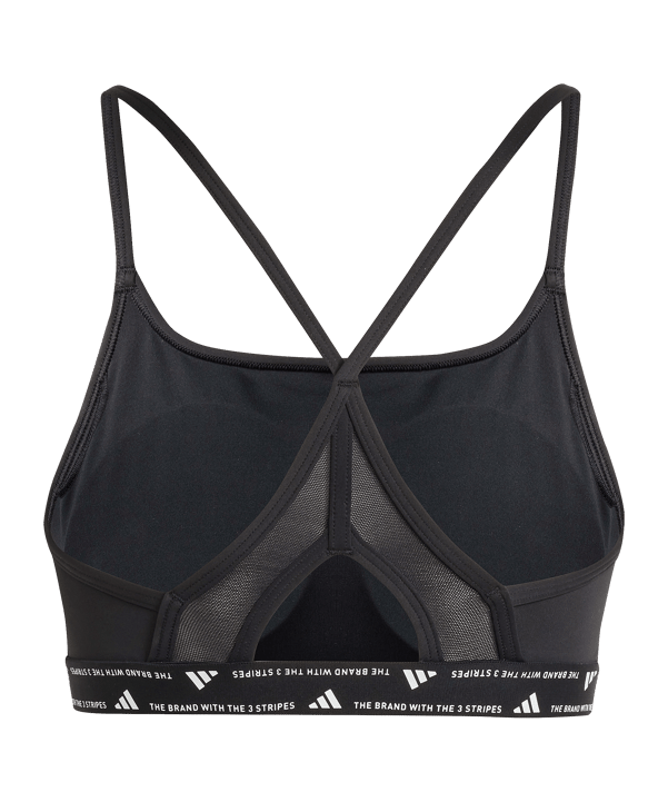 adidas Aeroreact Training 3S Sport-BH Damen - schwarz