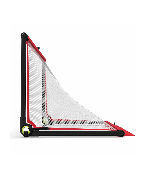 BAZOOKAGOAL PVC Teleskoptor | 150x90cm | Porta da calcio mini Rosso - rosso