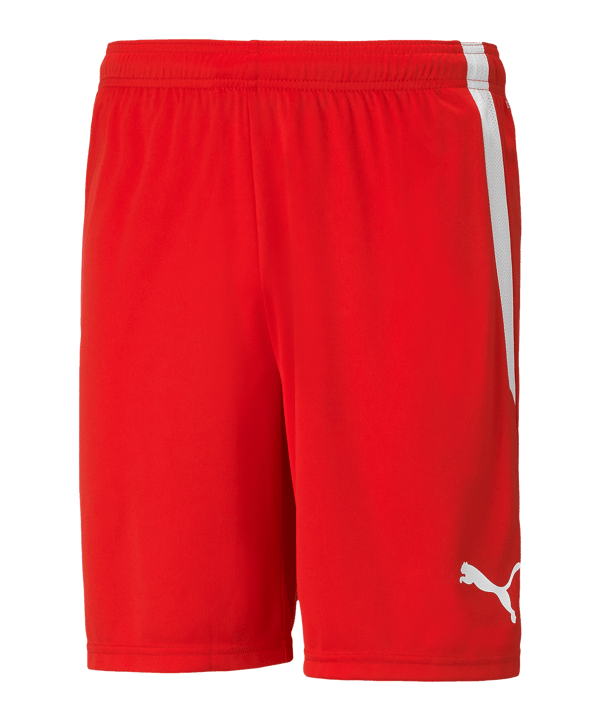 PUMA teamLIGA Short Rot Weiss F01 - rot