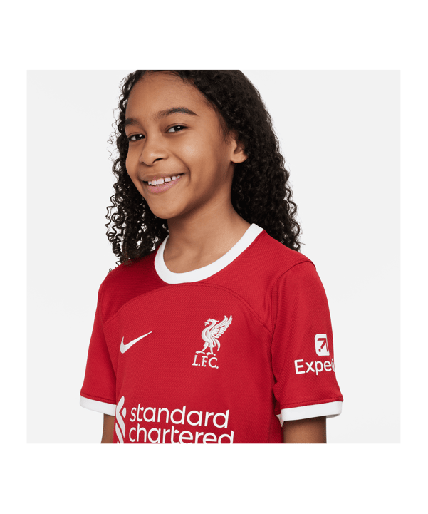 Nike FC Liverpool Trikot Home 2023/2024 Kids Rot F688 - rot
