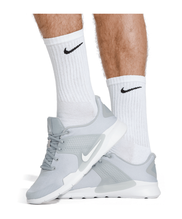 Nike Everyday Cushion Crew 6er Pack Socken F100 - weiss