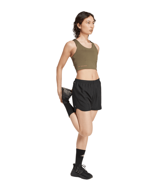 adidas Adi365 Running Crop Canottiera Donna Verde - verde