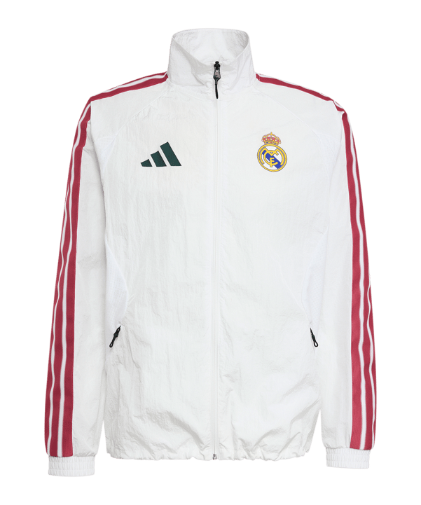 adidas Real Madrid Anthem Jas Wit - wit