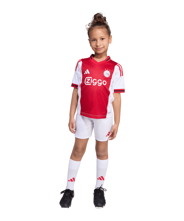 adidas Ajax Amsterdam Mini Trikot Set Home 2025/2026 Kids Weiß - weiss