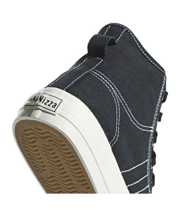 adidas Originals Nizza RF Hi Schwarz Weiss - schwarz