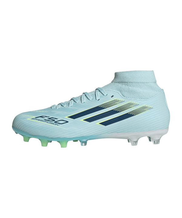 adidas F50 Sparkfusion League High FG/AG Ice Cold Precision Damen Blau - blau