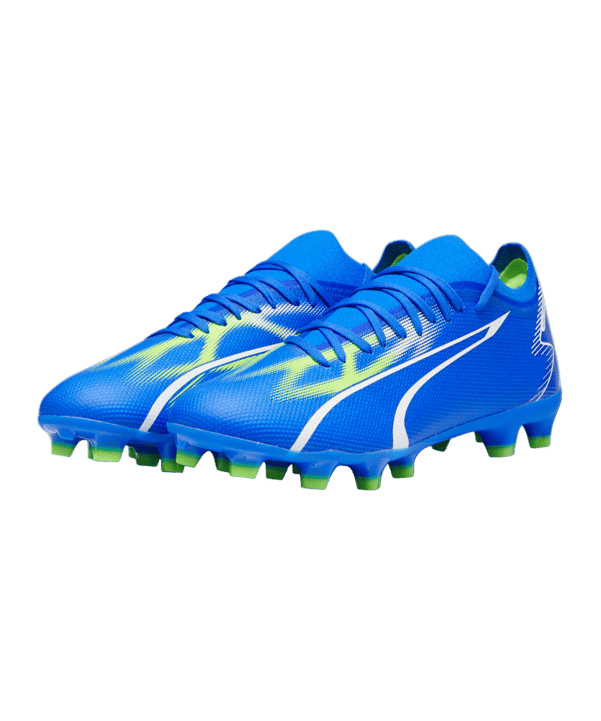 PUMA ULTRA Match FG/AG Gear Up Blau Weiss F03 - blau