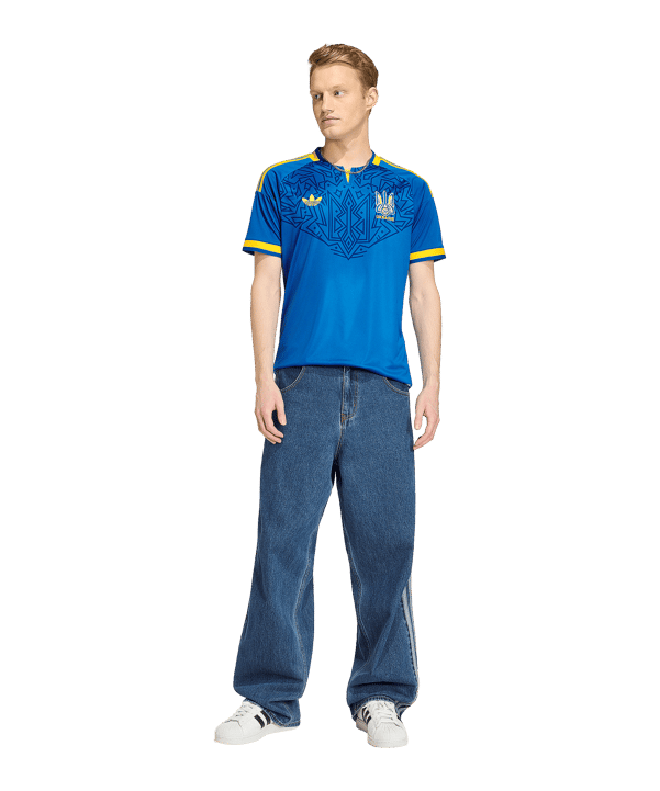 adidas Ukraine Trikot Away 2026 Blau