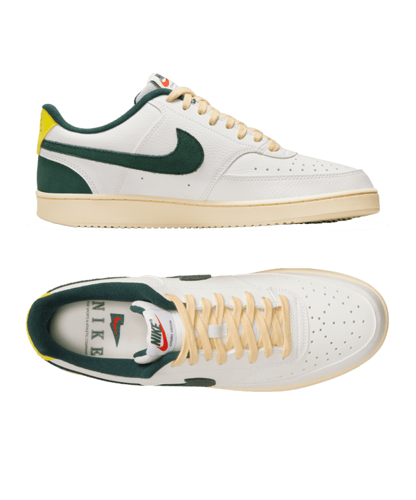 Nike Court Vision Low Beige Rot F133 - beige
