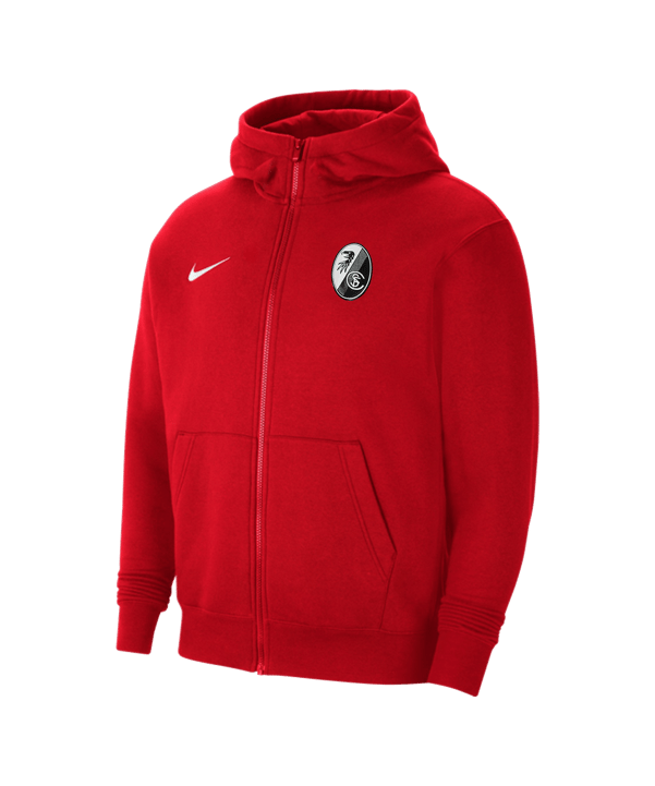 Nike SC Freiburg Freizeit Kapuzenjacke Kids F657 - rot