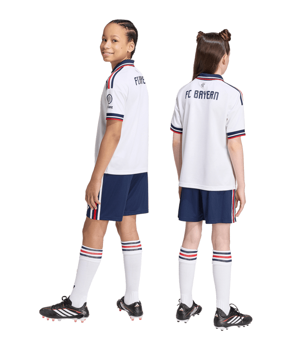 adidas FC Bayern München Korte broek Away 2026/2027 Kinderen Blauw - blauw