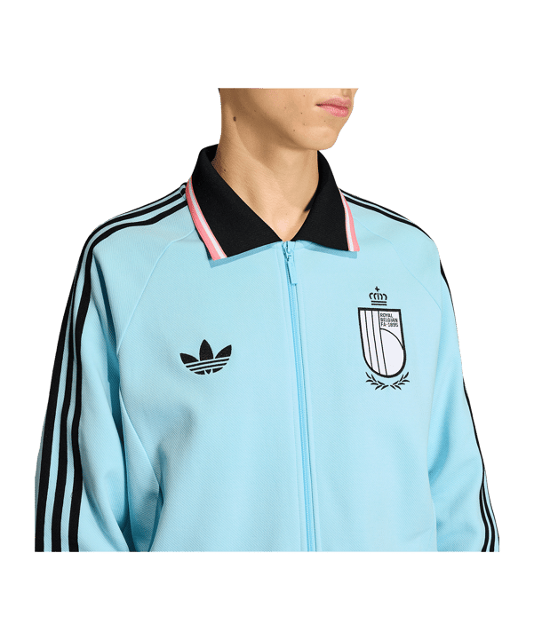 adidas KBVB Belgien Jacke Blau - blau