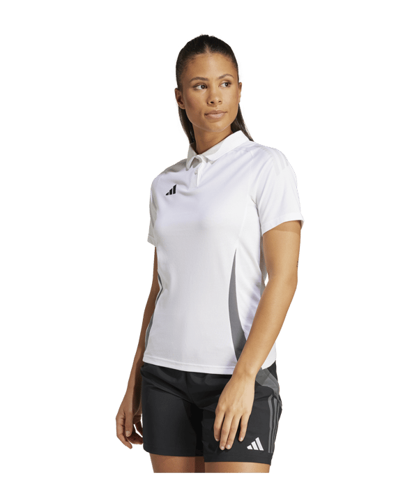 adidas Tiro 24 Competition Poloshirt Damen Weiss - weiss