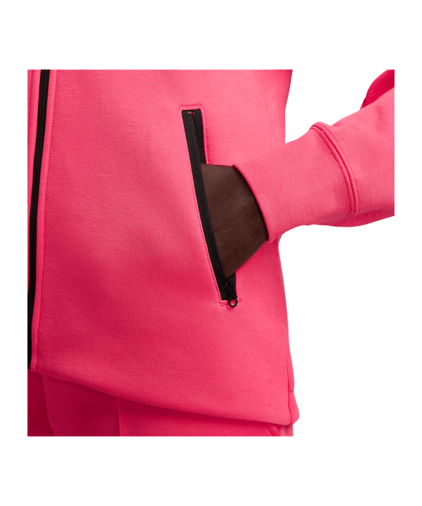 Nike Tech Fleece Kapuzenjacke Damen Pink F629 - rosa