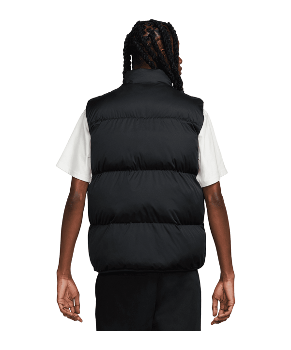 Nike Therma-FIT Puffer Weste Schwarz Weiss F010 - schwarz
