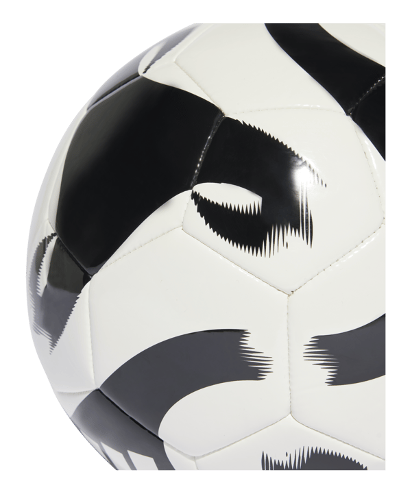 adidas Tiro Club Trainingsball Weiss Schwarz - weiss