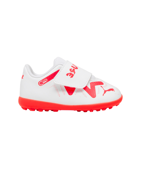 PUMA FUTURE Play TT V Breakthrough Baby Kids Weiss Rot Schwarz F01 - weiss