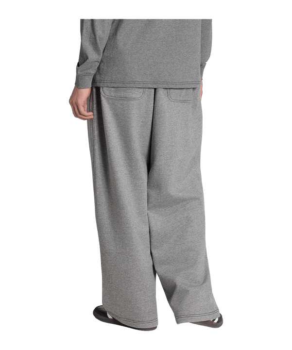 adidas Originals Trefoil Essentials Melange Baggy Open Hem Manguera Grigio - grigio