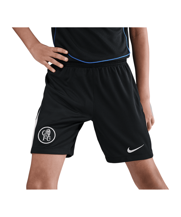 Nike FC Chelsea London Short 3rd 2025/2026 Kids Schwarz F010 - schwarz