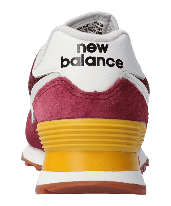 New Balance 574 Damen Rot Gelb FVN2 - rot