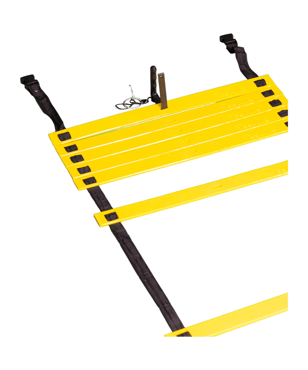 Cawila CORE Koordinationsleiter 8m inkl. Tasche | variable Sprossen - gelb