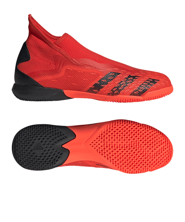 adidas Predator FREAK.3 LL IN Halle Meteorite Rot Schwarz - rot