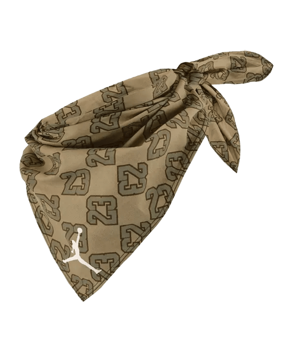 Jordan X All-Over Printed Flight Bandana Stirnband Braun F28 - braun