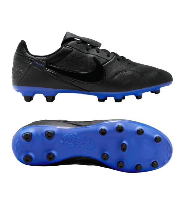 Nike Premier III FG Shadow Schwarz Blau F007 - schwarz