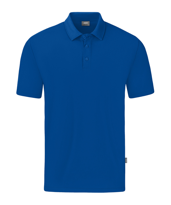 JAKO Organic Stretch Polo Shirt Blau F400 - blau