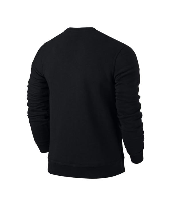 Nike Team Club Crew Sweatshirt Schwarz Weiss F010 - schwarz