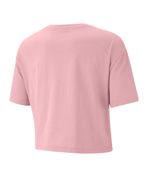 Nike Essential Cropped T-Shirt Damen Pink F632 - rosa