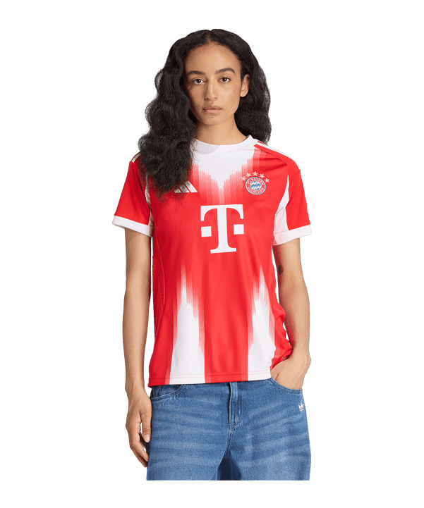 adidas FC Bayern München Trikot Home 2025/2026 Damen Rot - rot