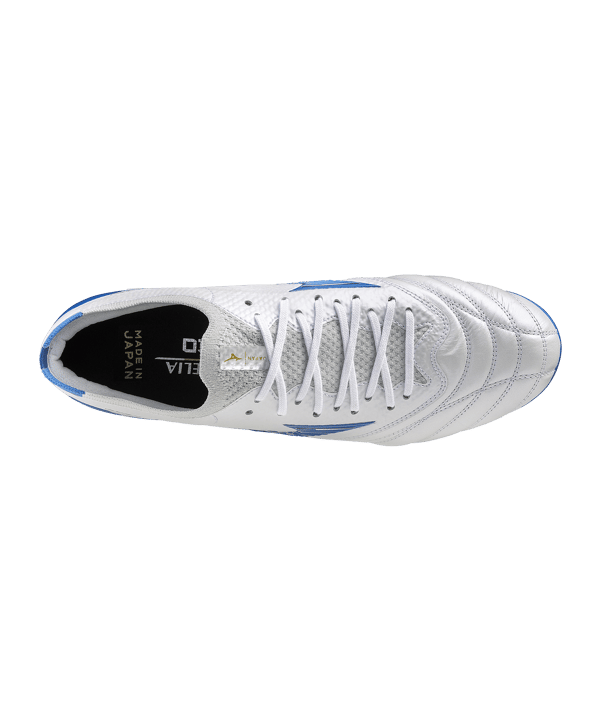 Mizuno Morelia Neo IV Beta Made in Japan Mix Mugen Weiss Blau F25 - weiss