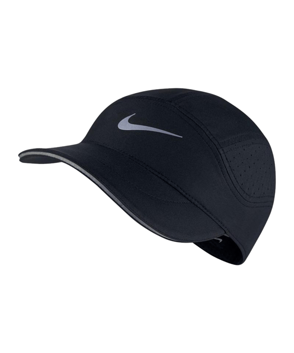Nike AeroBill Cap Mütze Running Schwarz F010 - schwarz