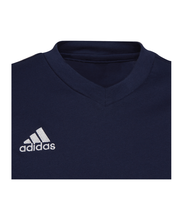 adidas Entrada 22 T-Shirt Kids Blau - blau