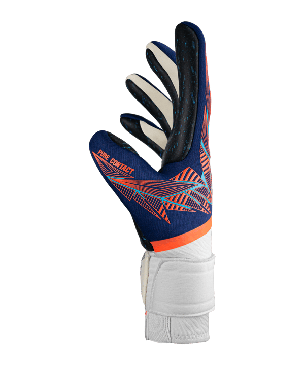 Reusch Pure Contact Fusion TW-Handschuhe Blau Orange Schwarz F4848 - blau