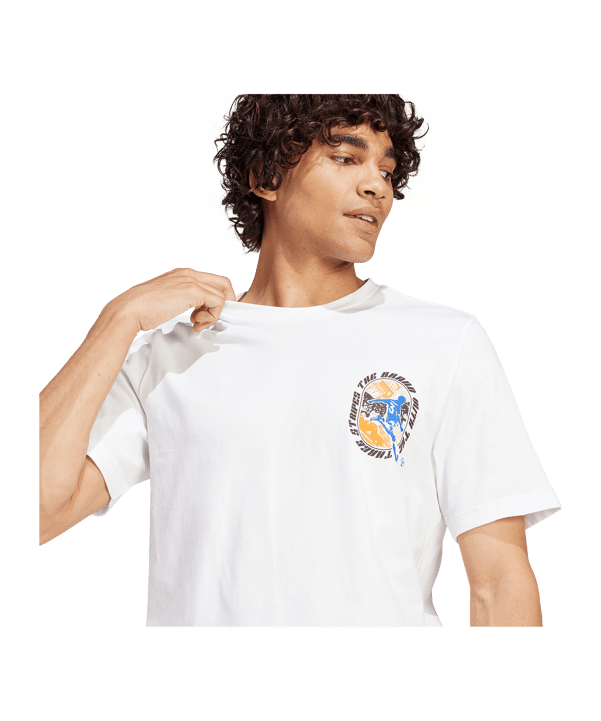 adidas Graphic T-Shirt Weiß - weiss