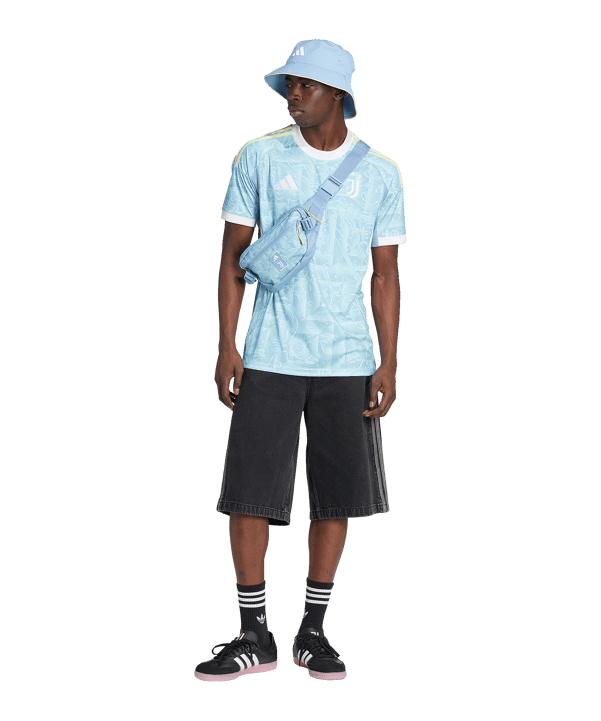 adidas Juventus Turin Trikot Away 2025/2026 Blau - blau