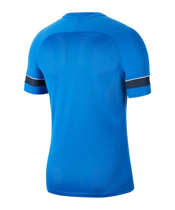 Nike Academy 21 T-Shirt Blau Weiss F463 - blau
