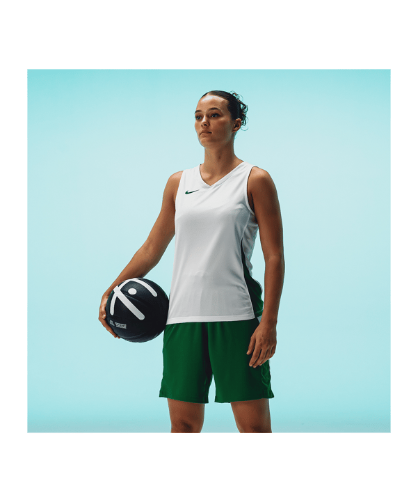 Nike Team Basketball Stock Trikot Damen Weiss F104 - weiss