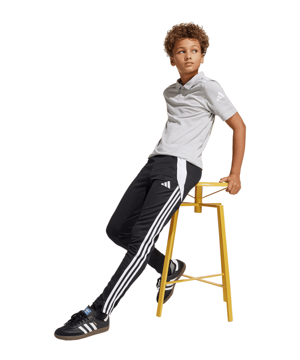 adidas Squadra 25 Polo Kids Grau - grau