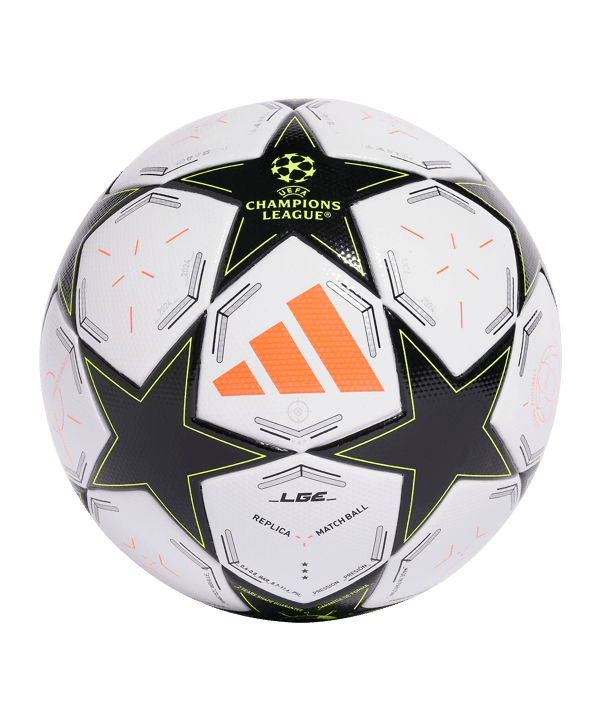 adidas UCL League Trainingsball Weiss - weiss