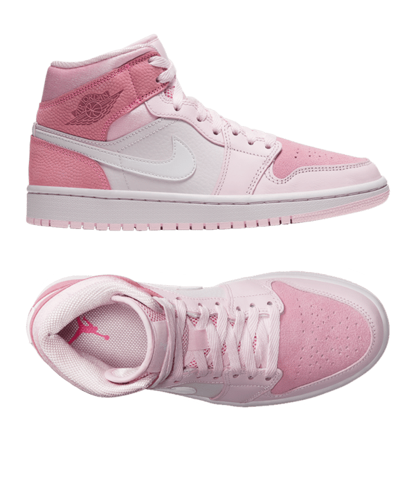 Jordan Air 1 Mid Sneaker Damen Pink F600 - pink