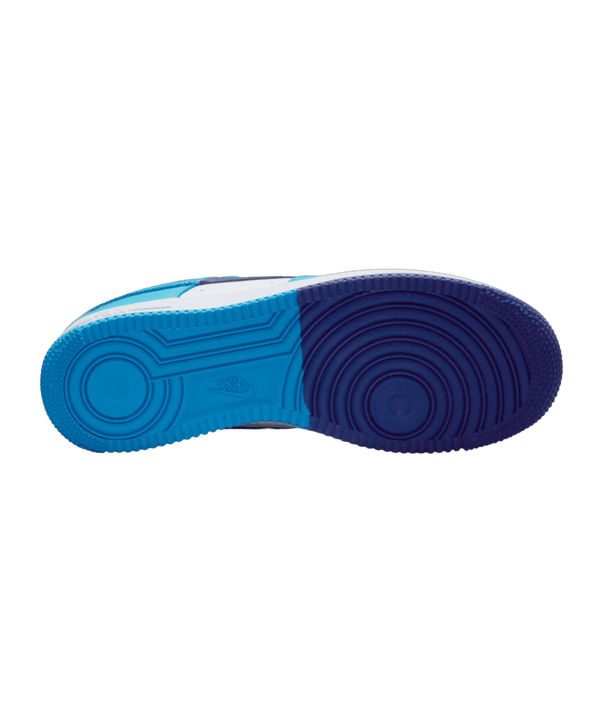 Nike Air Force 1 07 LV8 Weiss Blau F100 - weiss