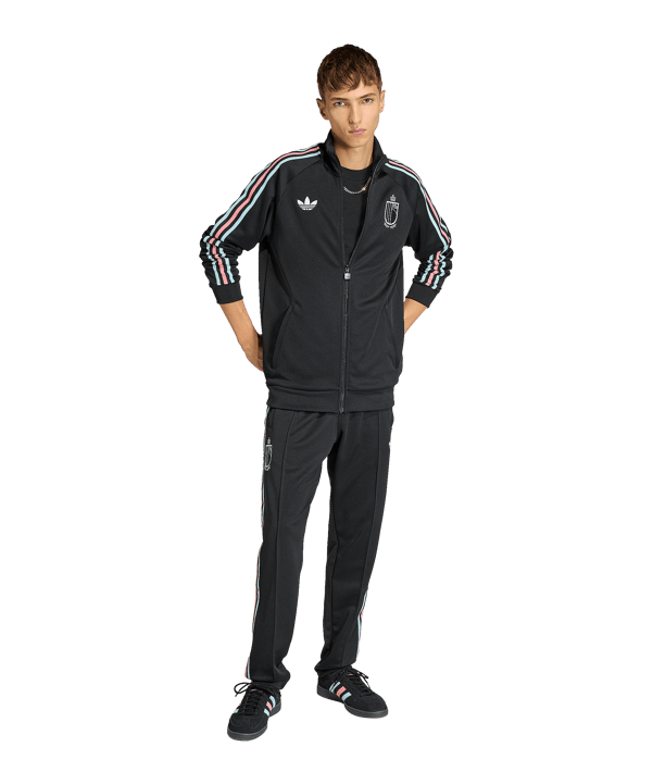 adidas KBVB Belgien Originals Jacke Schwarz - schwarz