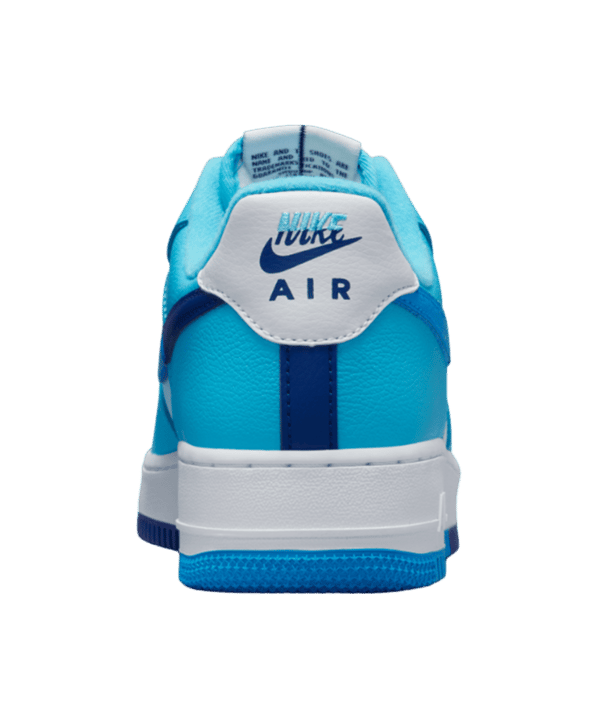 Nike Air Force 1 07 LV8 Weiss Blau F100 - weiss